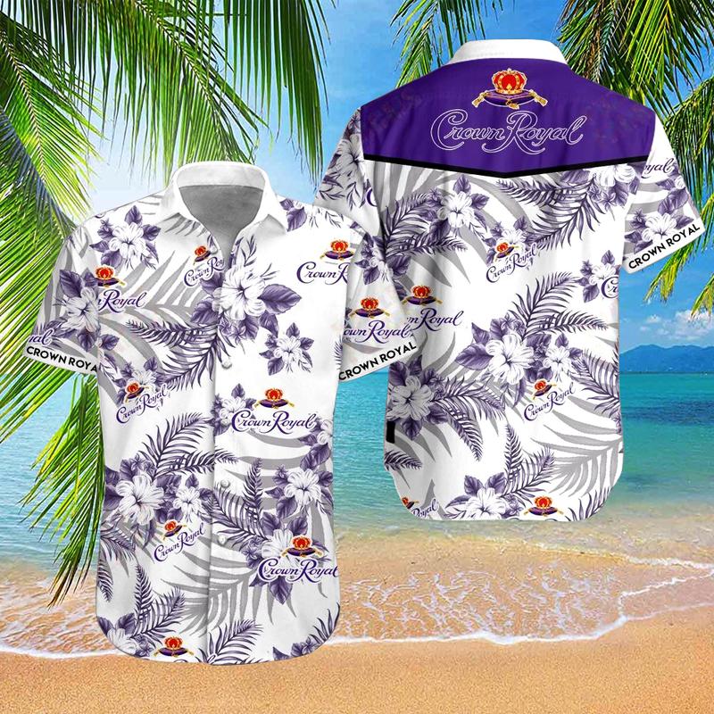 Crown Royal Whisky Hawaiian Shirt