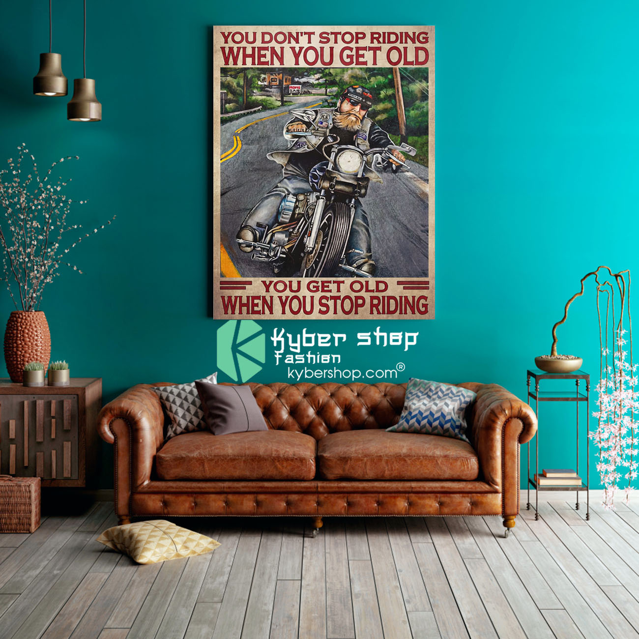 Rider you dont stop riding when you get old poster 3