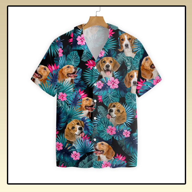Tropical Beagle Hawaiian Shirt 3 Tropical Beagle Hawaiian Shirt1