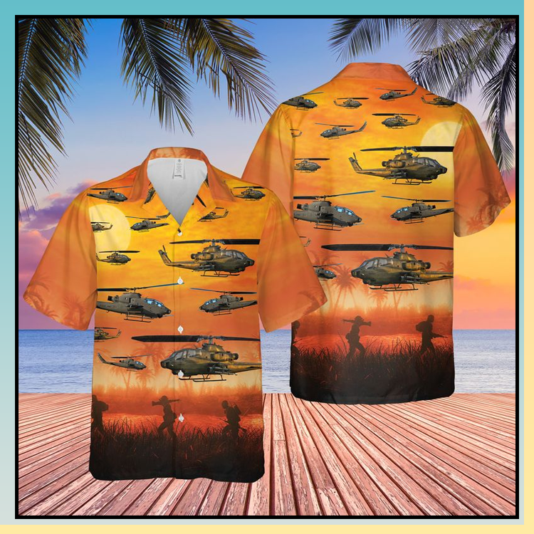 US Army AH-1F Cobra Hawaiian Shirt and Shorts - LIMITED EDITION 3 13 US Army AH 1F Cobra Hawaiian Shirt Shorts3