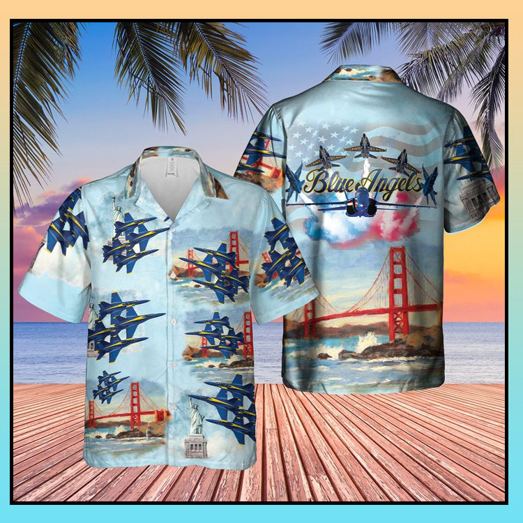 Blue Angels USN 4th of July Air Show Hawaiian Shirt - LIMITED EDITION 3 2 Blue Angels USN 4th of July Air Show Hawaiian Shirt 3