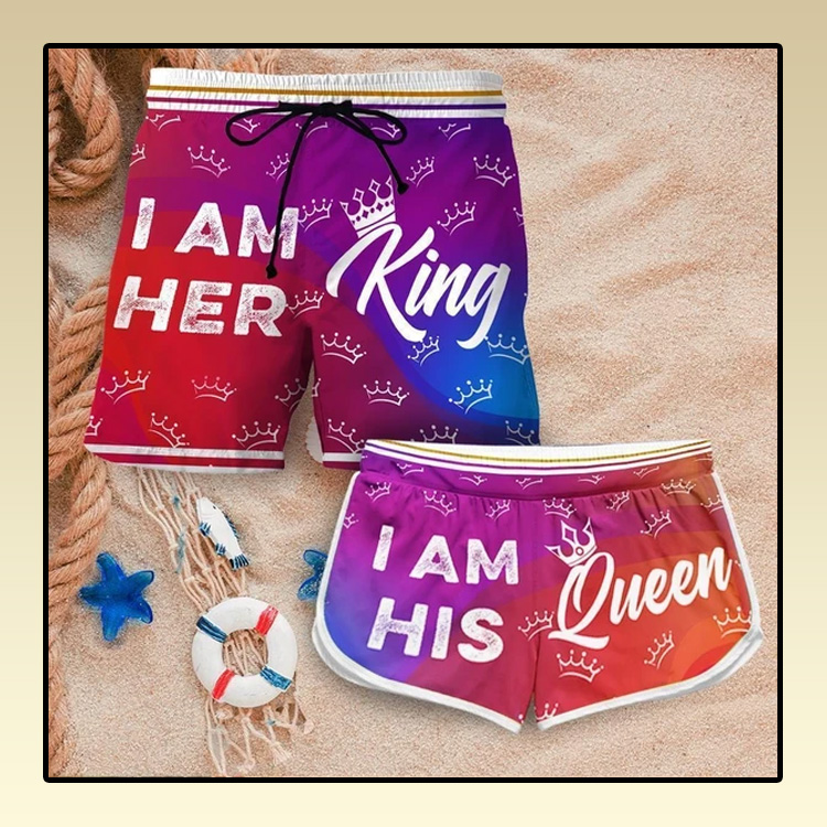 King I am her I am his Queen couple short pants 4 King I am her I am his Queen couple short pants3