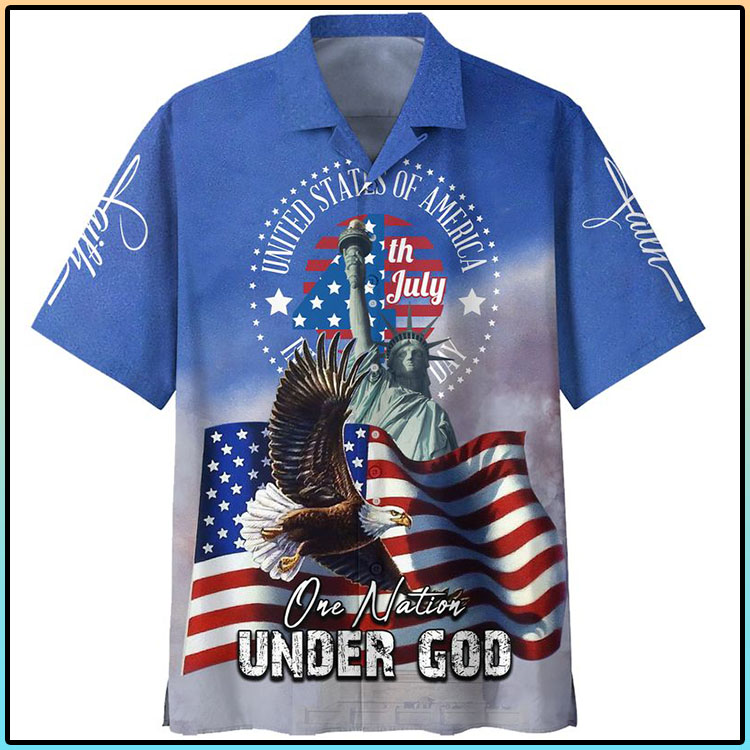 Untied States Of America One Nation Under God Hawaiian Shirt 4 Untied States Of America One Nation Under God Hawaiian Shirt4