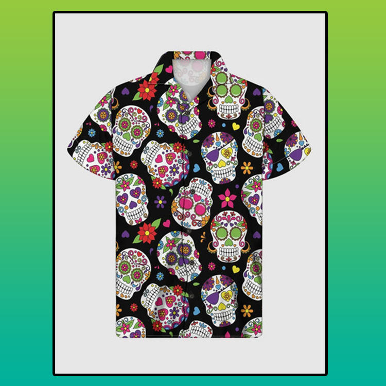 Sugar Skull hawaiian shirt