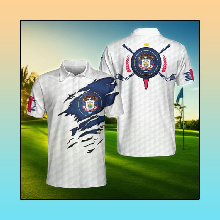 Utah Flag Golfer Unisex Polo Shirt 2 Utah-Flag-Golfer-Unisex-Polo-Shirt1
