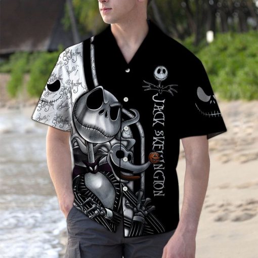 Jack Skellington Aloha Hawaiian Shirt 3 Jack Skellington Aloha Fashion island Tourism Hawaiian Shirt1