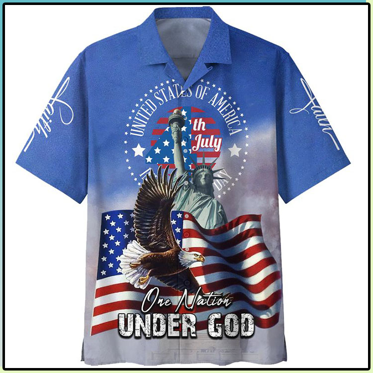 Untied States Of America One Nation Under God Hawaiian Shirt 2 Untied States Of America One Nation Under God Hawaiian Shirt2