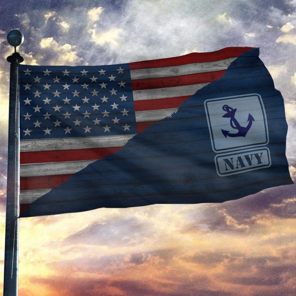 US Navy American flag