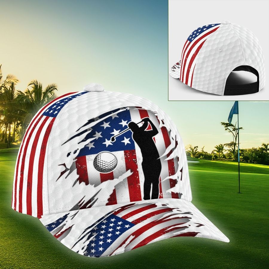 Golfer American Flag cap 4 Golfer American flag cap1 1