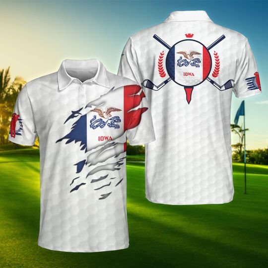 Iowa-Flag-Golfer-Unisex-Polo-Shirt