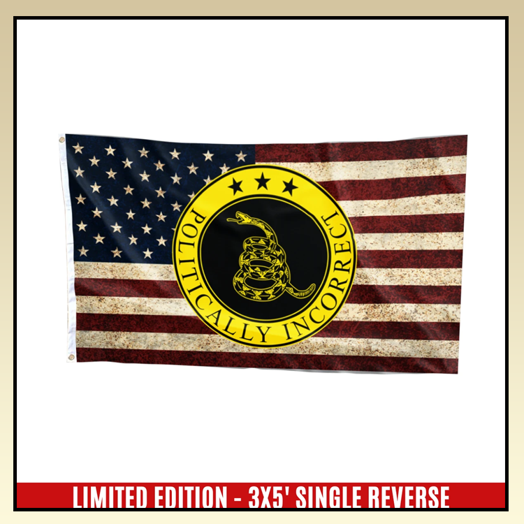 13 Gadsden politically incorrect USA flag 1