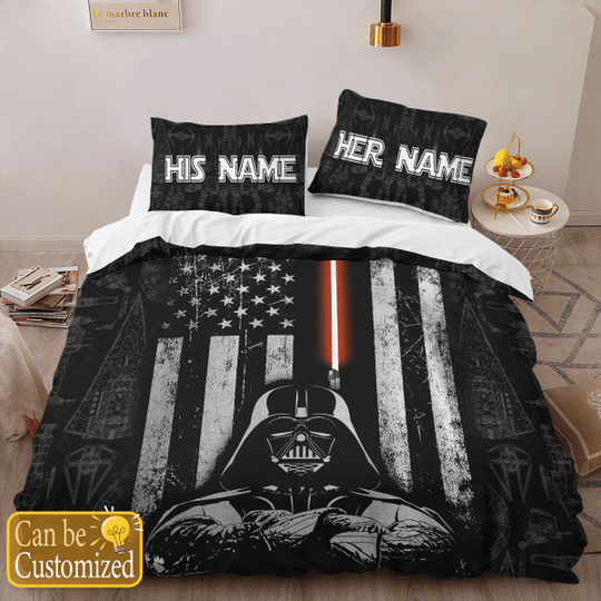Customize Name Couple Skull Art Bedding Set 4 Customize Name Soldier 3D All Over Printed Bedding Set2
