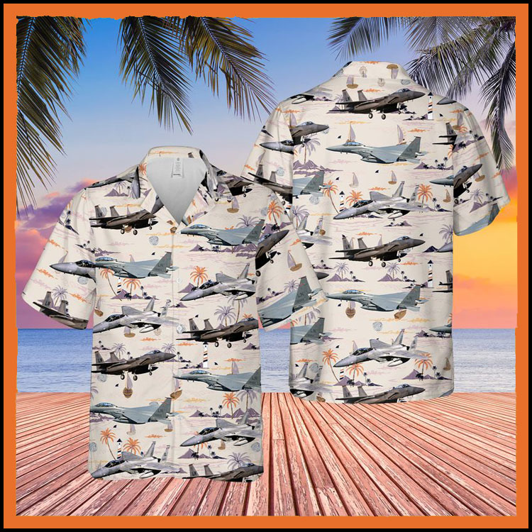 US Air Force McDonnell Douglas F-15 eagle hawaiian shirt 2 US Air Force McDonnell Douglas F 15 eagle hawaiian shirt7