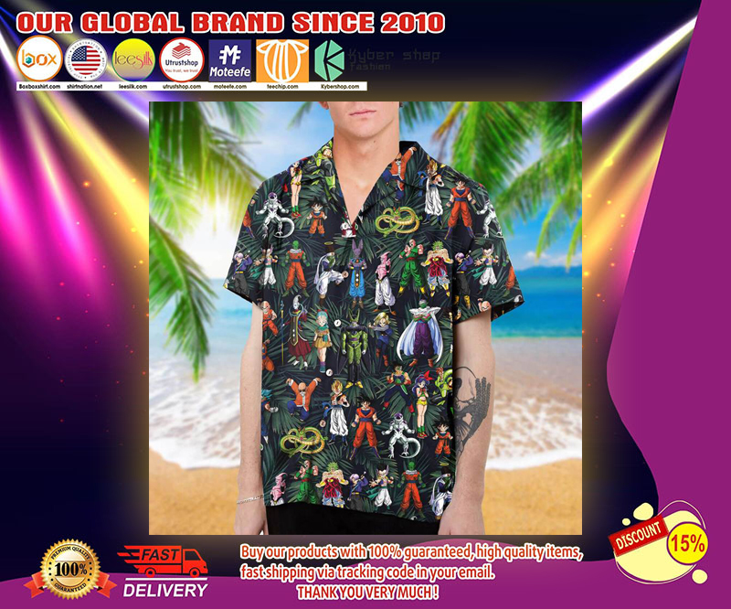 Dragon Ball hawaiian shirt 4 Dragon Ball hawaiian shirt 2
