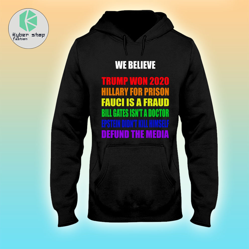 In This House We Believe Trump Won 2020 Hoodie