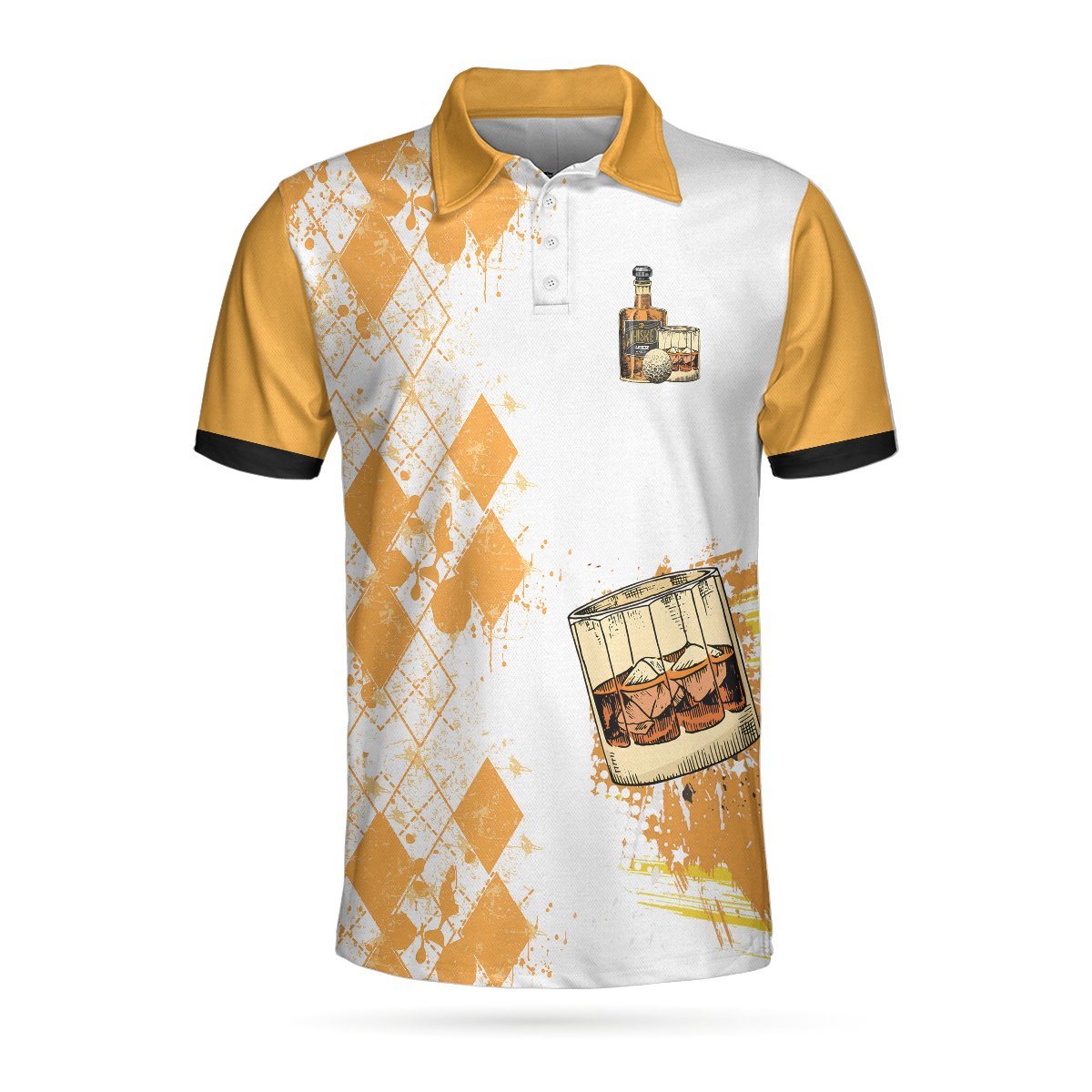 I Just Want To Drink Whiskey Play Golf And Take Naps Short Sleeve Polo Shirt - LIMITED EDITION 3 6 I Just Want To Drink Whiskey Play Golf And Take Naps Short Sleeve Polo Shirt 2