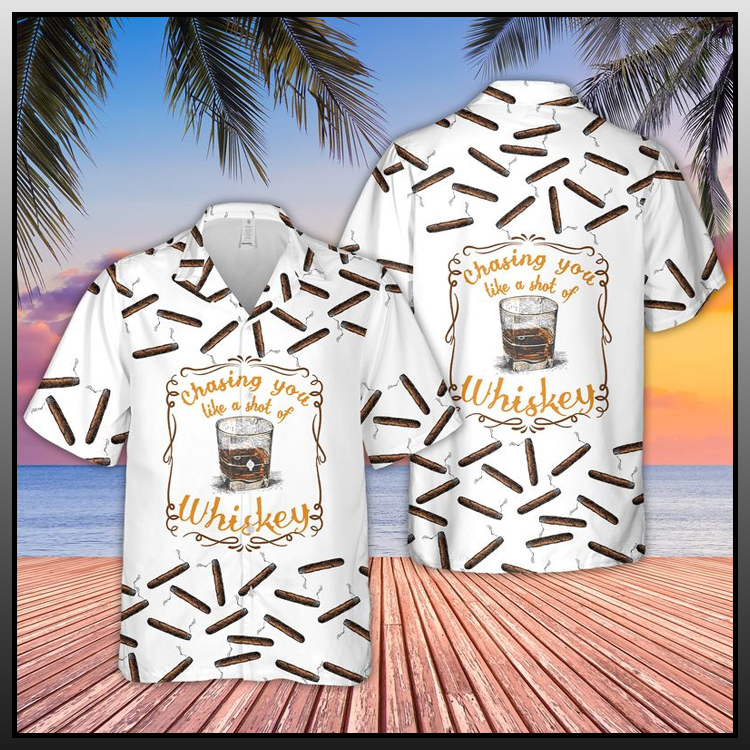 Chasing you like a shot of whiskey Hawaiian Shirt - LIMITED EDITION 4 14 Bourbon Whiskey Hawaiian Shirt 2
