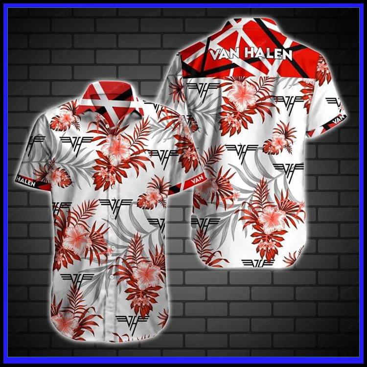 Van Halen Hawaiian shirt5