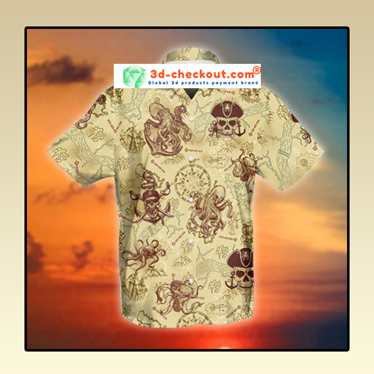 Octopus pirate hawaiian shirt 5 Octopus pirate hawaiian shirt2