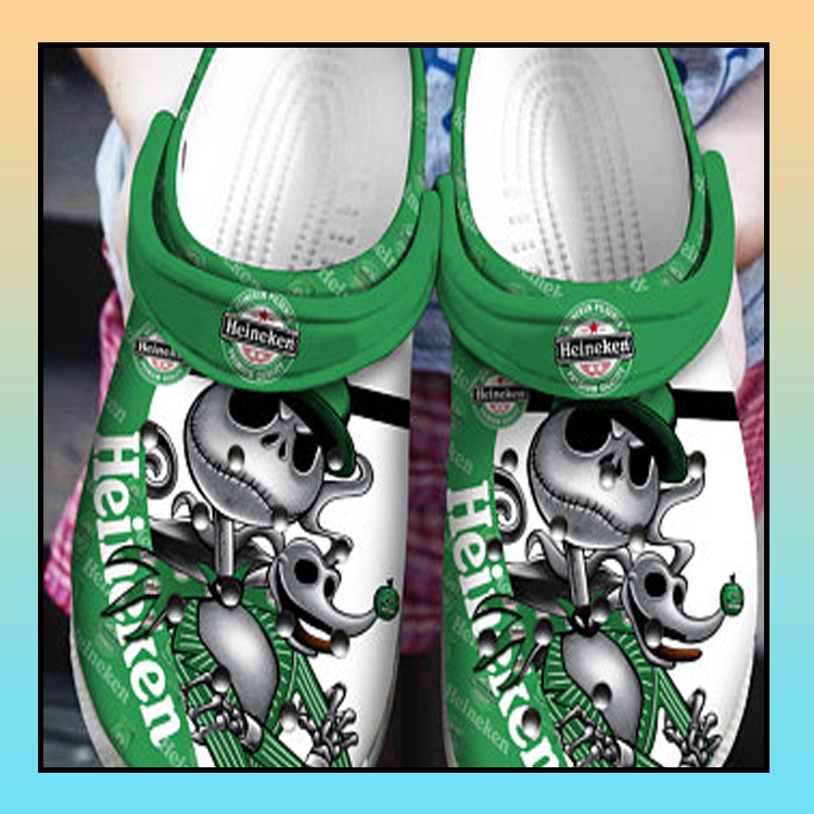 Jack Skellington Heineken Crocs Crocband Clog - LIMITED EDITION 3 17 Jack Skellington Heineken Crocs Crocband Clog 1