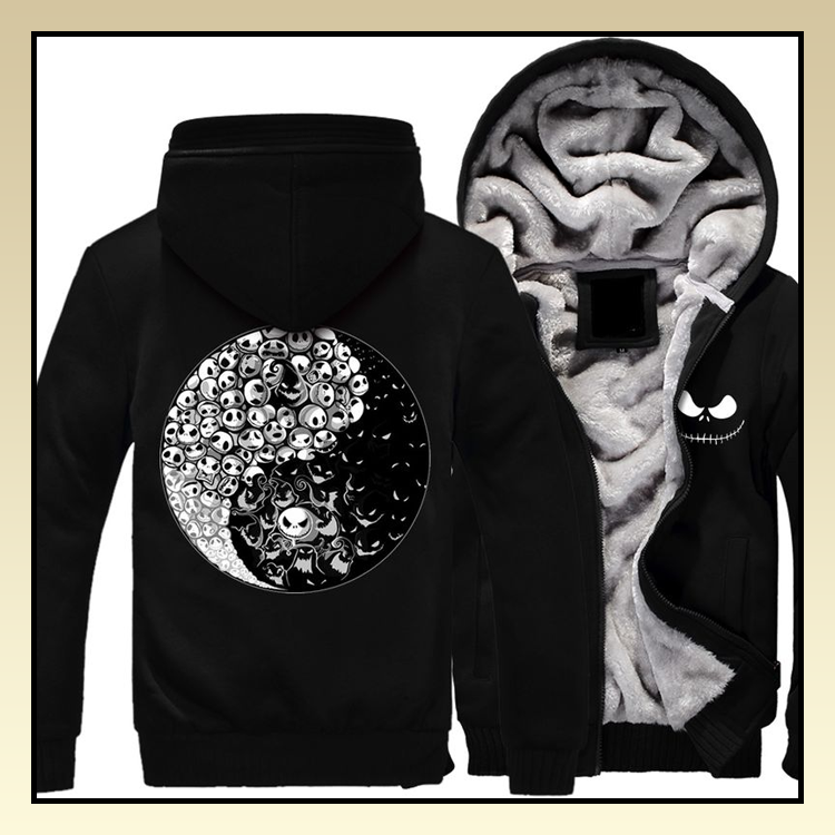 Jack Skellington Tai Chi 3d fleece hoodie - LIMITED EDITION 3 3 Jack Skellington Tai Chi 3d fleece hoodie 1
