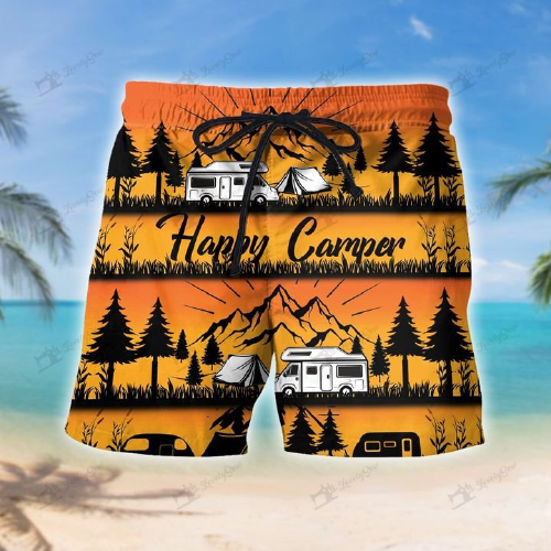 Happy Camper Hawaiian Shirt And Short 5 Happy Camper Hawaiian Shirt Shorts removebg preview