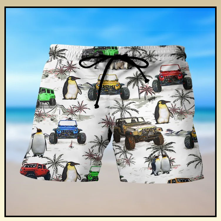 Jeep ocean peguin hawaiian shirt and short - LIMITED EDITION 4 1 Jeep ocean peguin hawaiian shirt and short 6