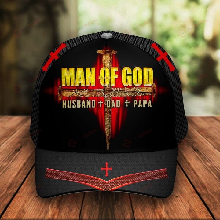 Man of god husband dad papa d cap