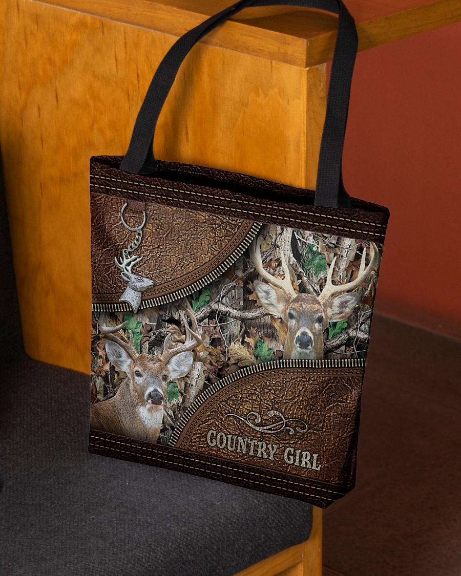 Deer Country Girl All Over Tole bag 4 Deer Country Girl All Over Tole bag2