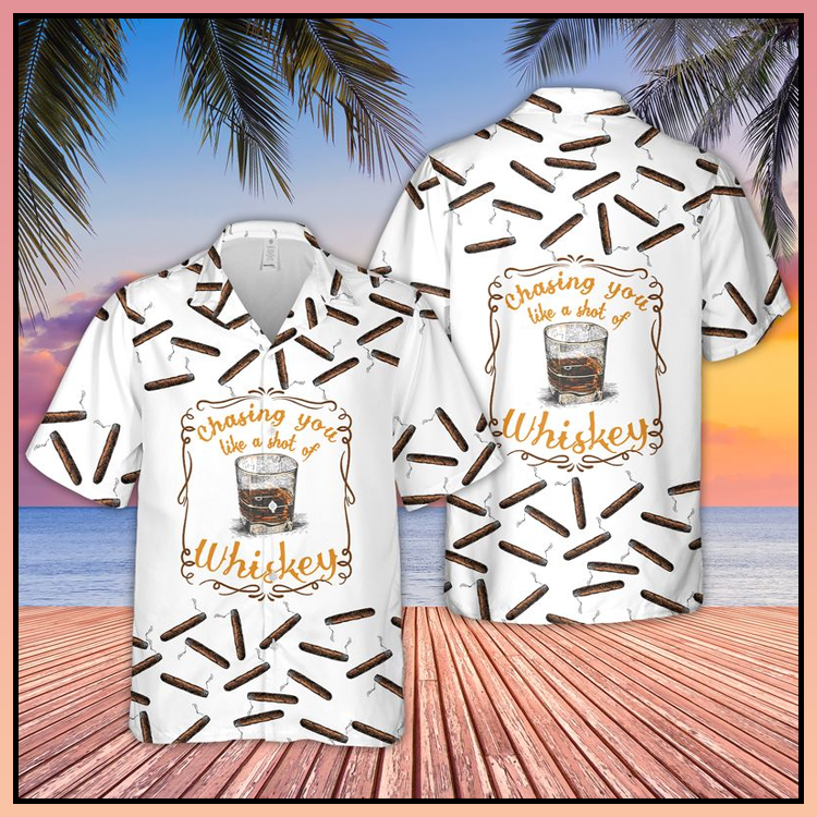 14 Bourbon Whiskey Hawaiian Shirt 1