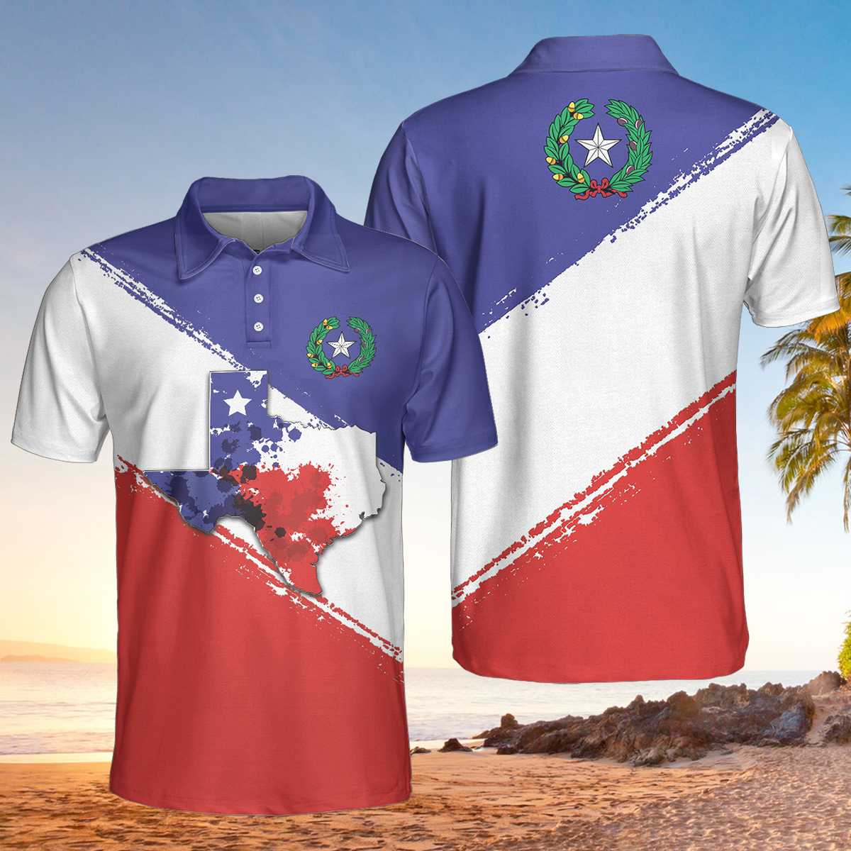 Texas Short Sleeve Polo Shirt - LIMITED EDITION 4 14 Texas Short Sleeve Polo Shirt 3