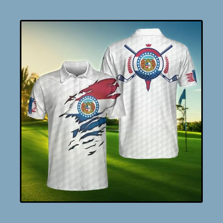 Missouri Flag Golfer Unisex Polo Shirt 2 Missouri-Flag-Golfer-Unisex-Polo-Shirt1