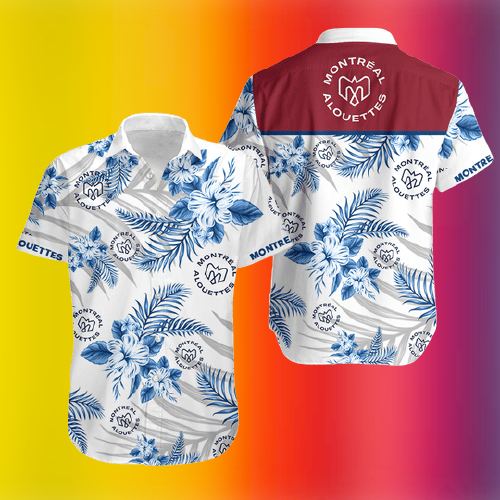 Montreal Alouettes Hawaiian Shirt - LIMITED EDITION 4 3 Montreal Alouettes Hawaiian Shirt 2