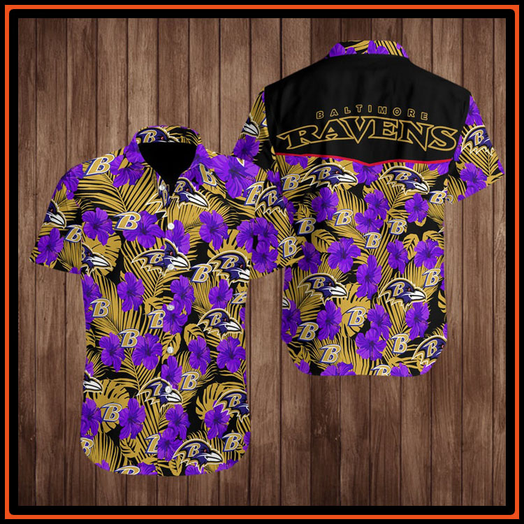 Baltimore ravens hawaiian shirt