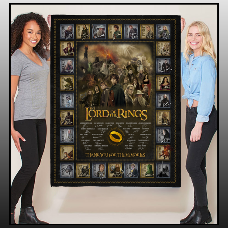 The lord of the rings thank you for memories blanket - LIMITED EDITION 4 11.2 1
