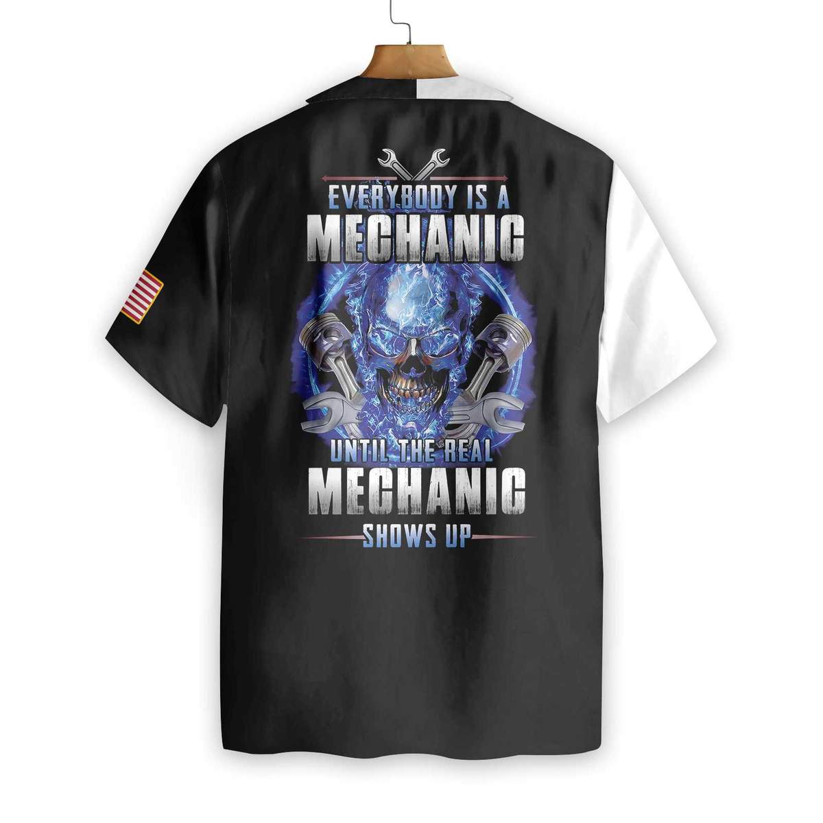 Skull Mechanic Hawaiian Shirt 3 The Real Mechanic Shows Up Hawaiian Shirt1