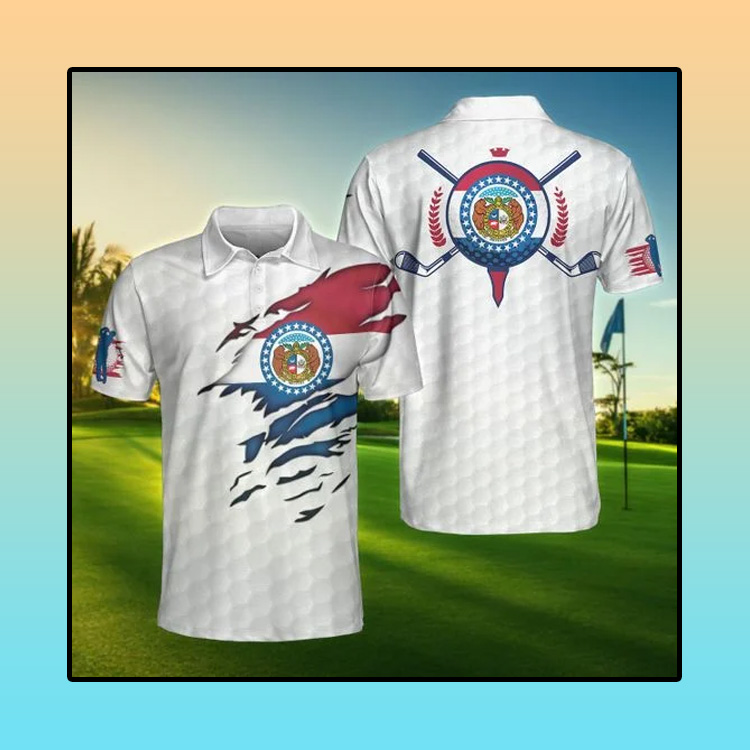 Missouri Flag Golfer Unisex Polo Shirt 3 Missouri-Flag-Golfer-Unisex-Polo-Shirt4