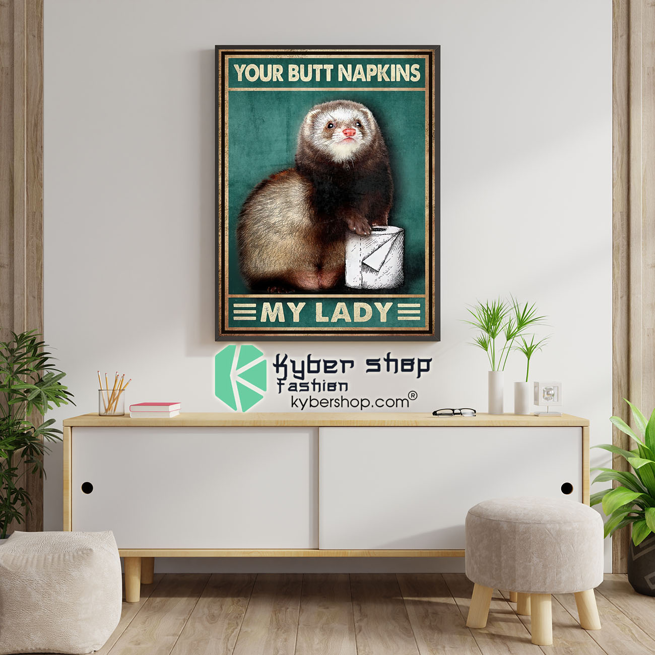 Your butt napkins my lady poster 1