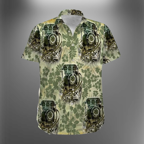 Drag Racing Hawaiian Shirt removebg preview