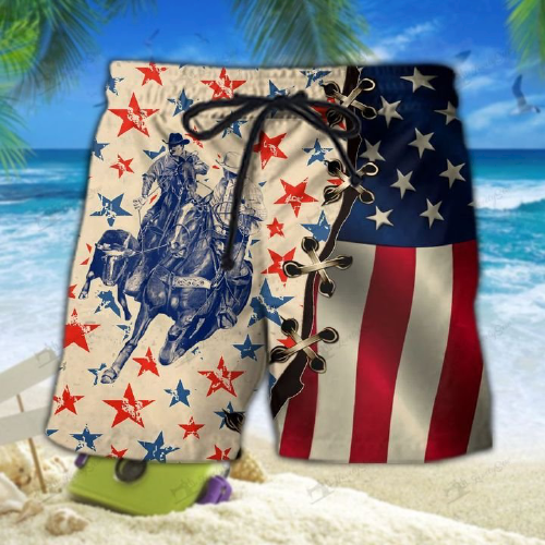 America Team Roping Hawaiian Shirt And Shorts 3 America Team Roping Hawaiian Shirt Shorts removebg preview