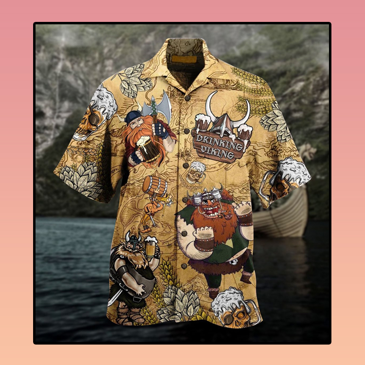Viking drinking beer Hawaiian shirt 3 Viking drinking beer Hawaiian shirt4