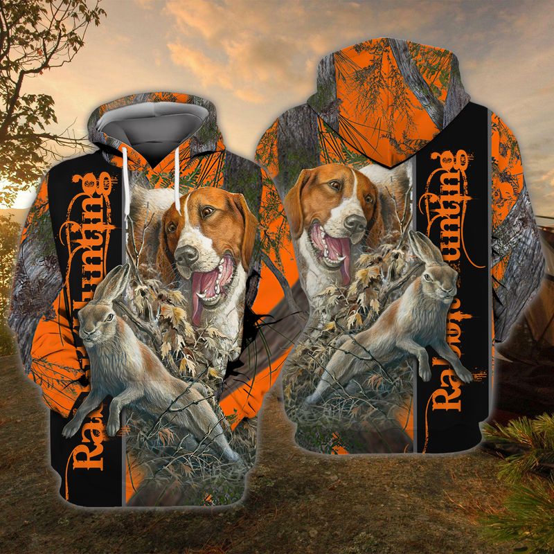 Dog Rabbit Hunting 3D Full Print Shirt 2 Dog And Rabit Hunting 3D Full Print 3d Hoodie