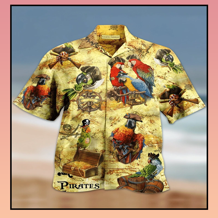 Pirate Parrot hawaiian shirt - LIMITED EDITION 6 2 Pirate Parrot hawaiian shirt 3 1