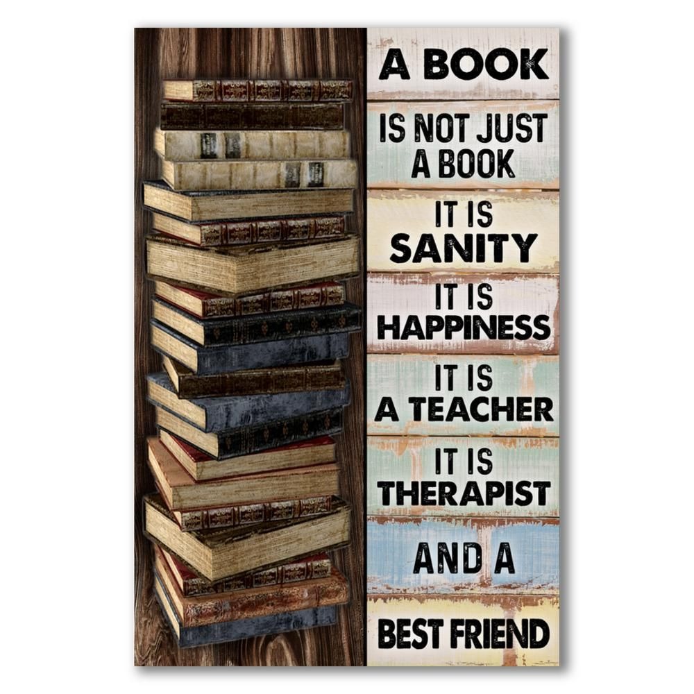 A book is not just a book poster it is sanity it is happiness poster 3 A book is not just a book poster it is sanity it is happiness poster
