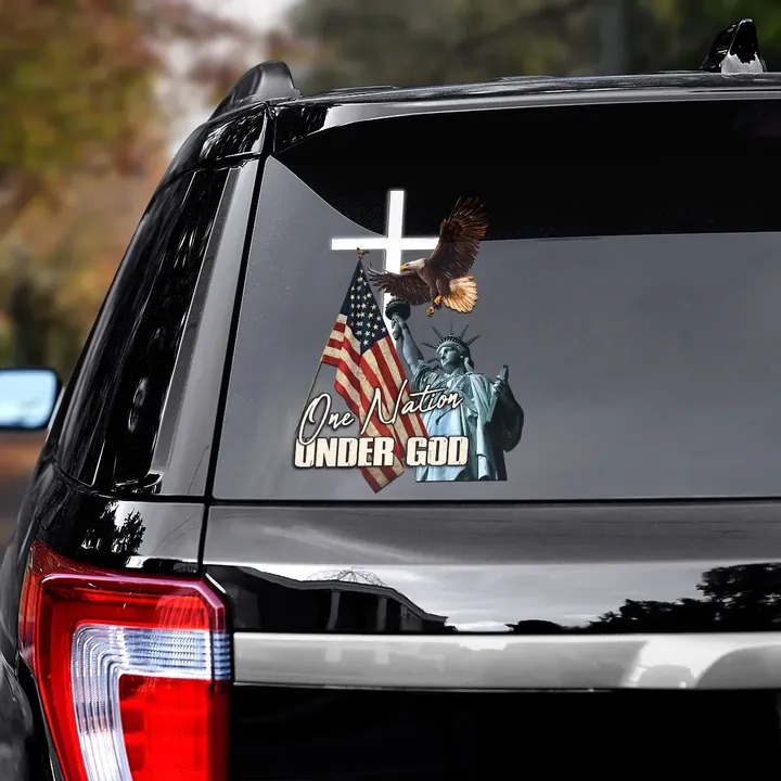 One Nation Under God Decal 4 One Nation Under God Decal 1 1