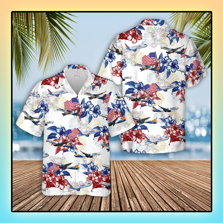 Allegiant Air Boeing 757-204 4th Of July Hawaiian Shirt 3 Allegiant Air Boeing 757 204 4th Of July Hawaiian Shirt4