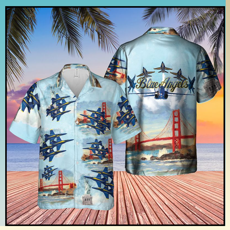 23 Blue Angels Air Show USN Hawaiian Shirt 1