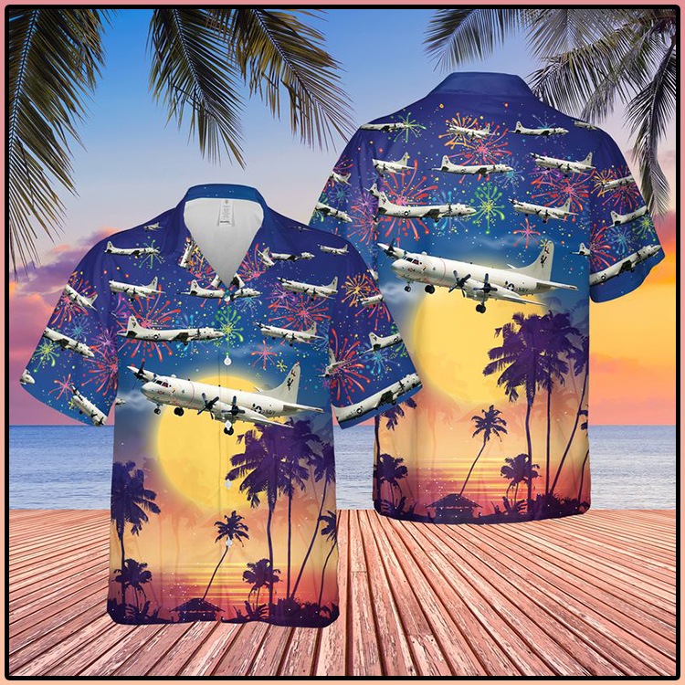 US Navy Lockheed P 3 Orion 4th Of July Hawaiian And Short1