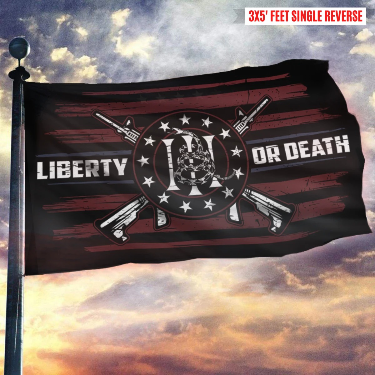 Gadsden Don't Tread On Me Liberty Or Death Flag 11 Gadsden Dont Tread On Me Liberty Or Death Flag