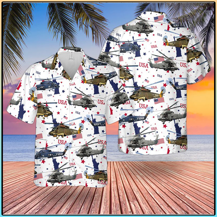 US Navy Kaman SH 2 Seasprite 4th Of July Hawaiian And Short
